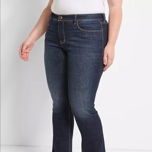 Lane Bryant SEVEN dark wash bootcut Jeans
